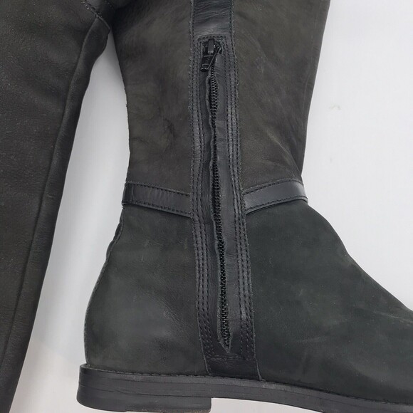 Cole Haan Air Liberty  E10 D32274  Shoes Womens 7.5B Black Tall Equestrian Boots - Picture 8 of 11